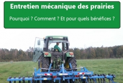 Entretien mécanique des prairies