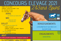 Calendrier 2021 - 2 & 3 ans Sport