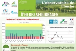 Bulletin de la pousse de l'herbe Ardennes n°3