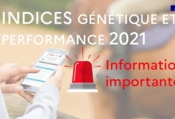 Indices de performance et génétiques 2021