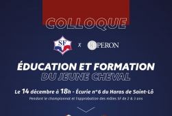 Colloque - Education et formation du jeune cheval