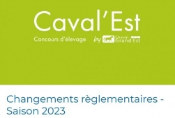 Concours d'élevage - Changements règlementaires