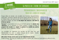 | Relai | CRAGE : Bulletin de la pousse de l'herbe